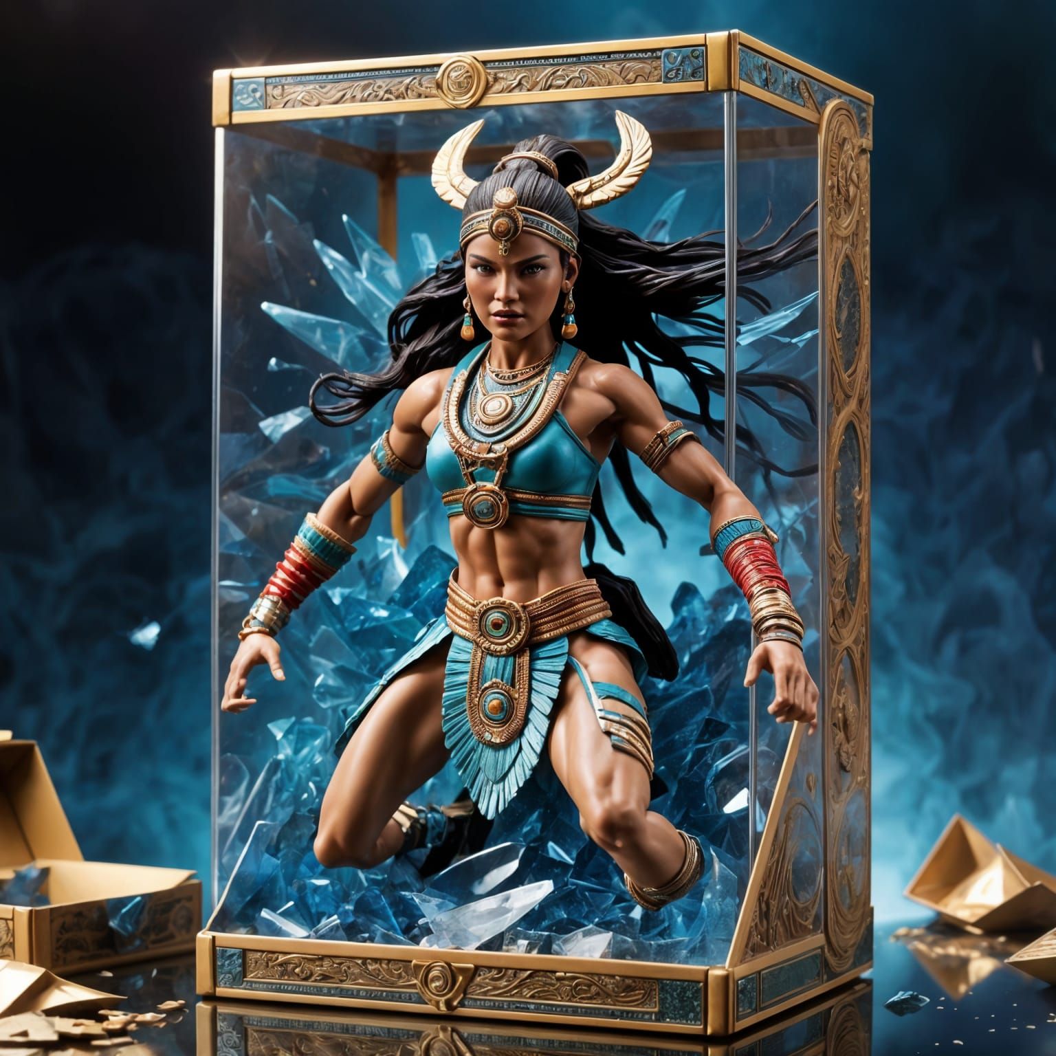 Indigenous Goddess Breaks Free from Plastic Box in Stunning ...