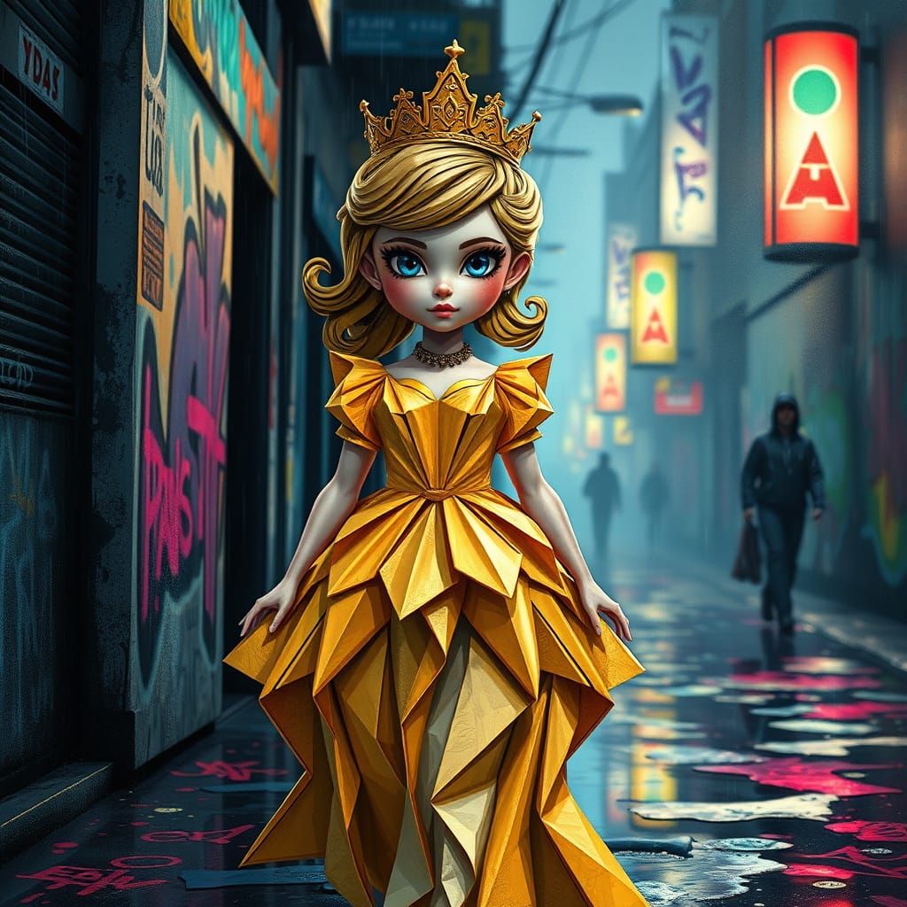 Paper Princess on Graffiti Street