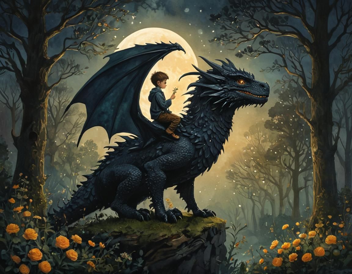 A boy and his dragon