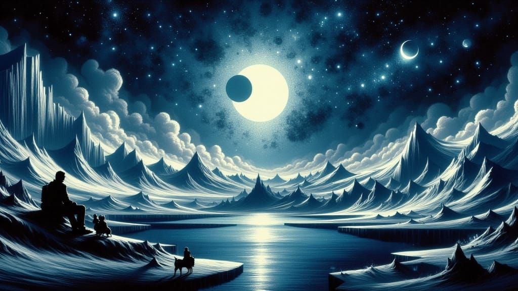 Scientist Monitors Earth's Rotation in Futuristic Lab