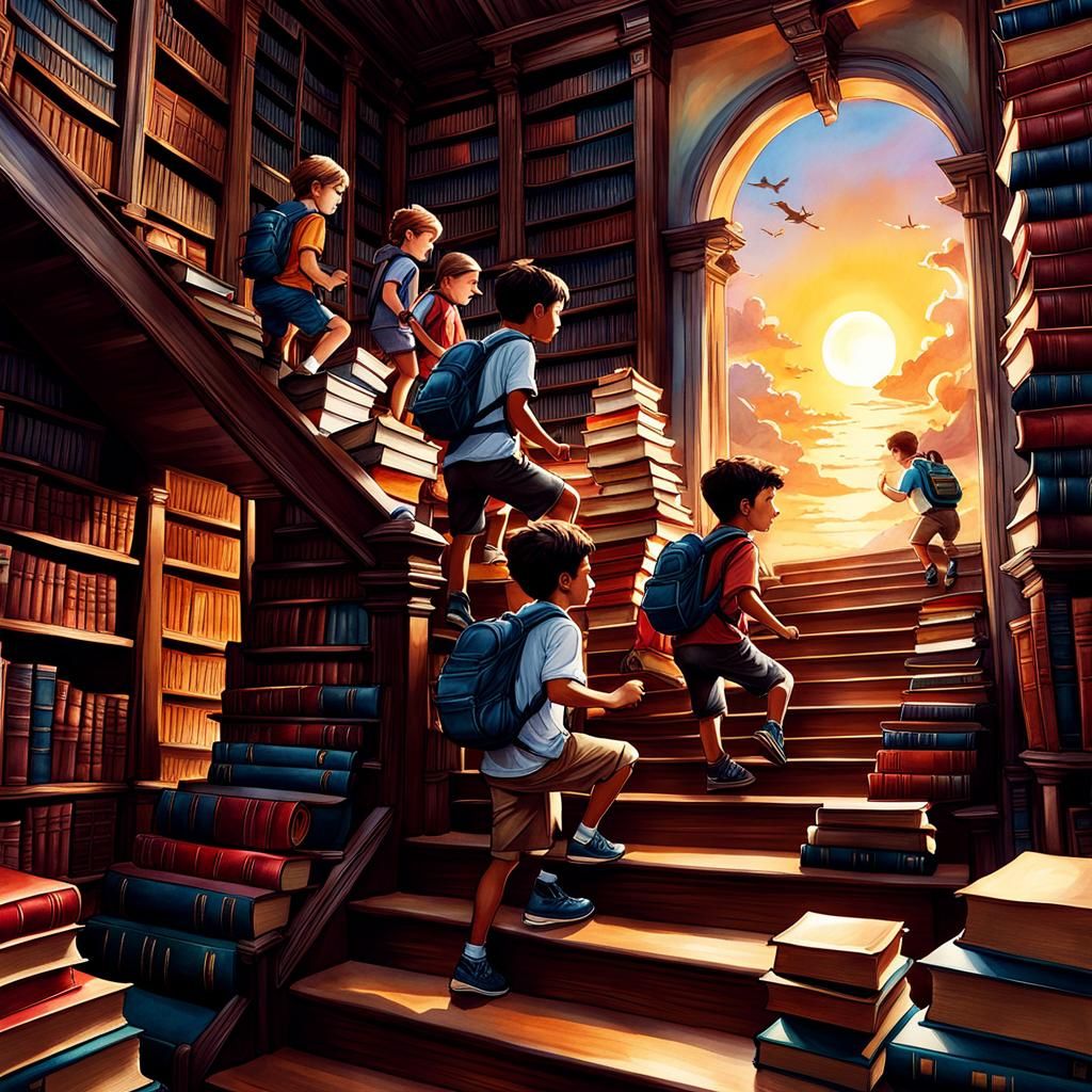 The Library a Gateway to fantasy other worlds