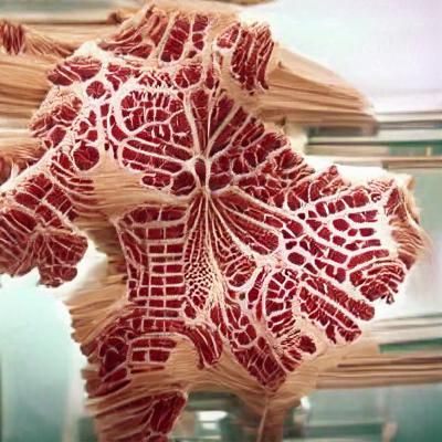 Muscle Tissue Fractal Art