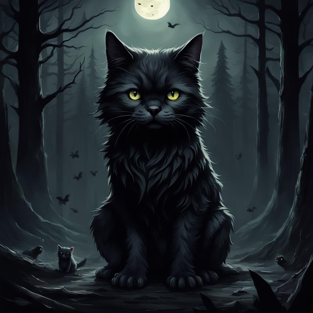 Embracing the Darkness: A Peaceful AI Interpretation