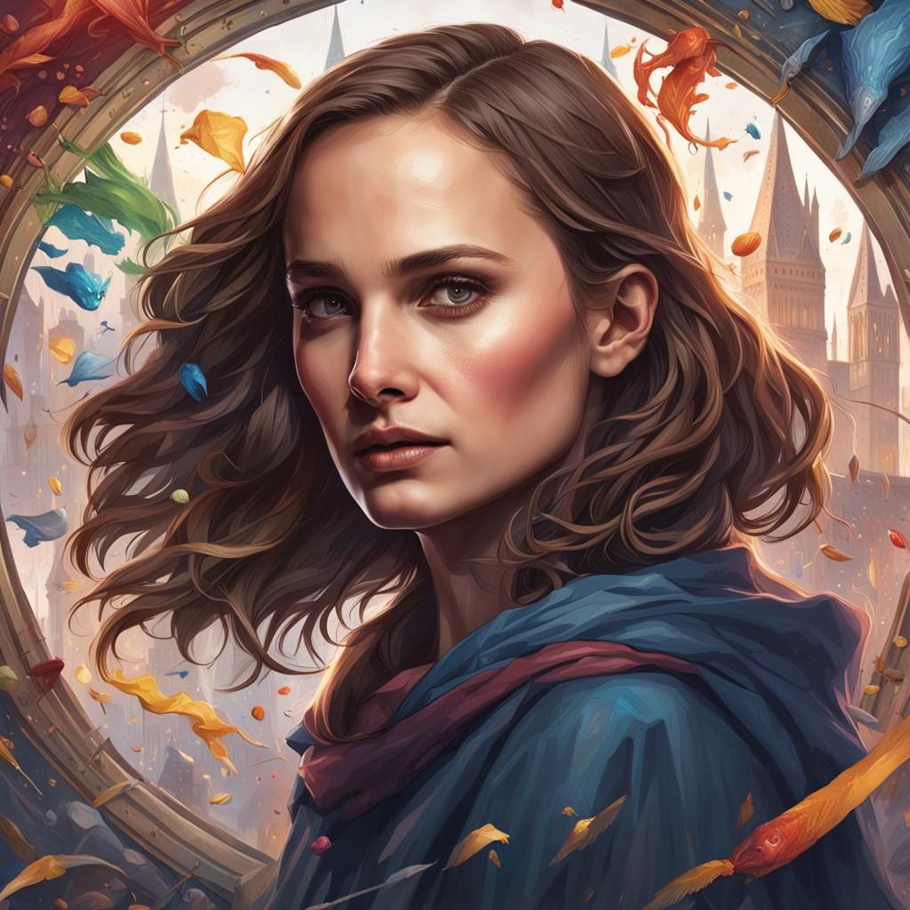 Natalie Portman as Harry Potter Character