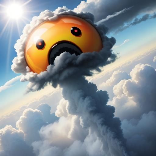 Googly-Eyed Tornado in Divine Sunshine