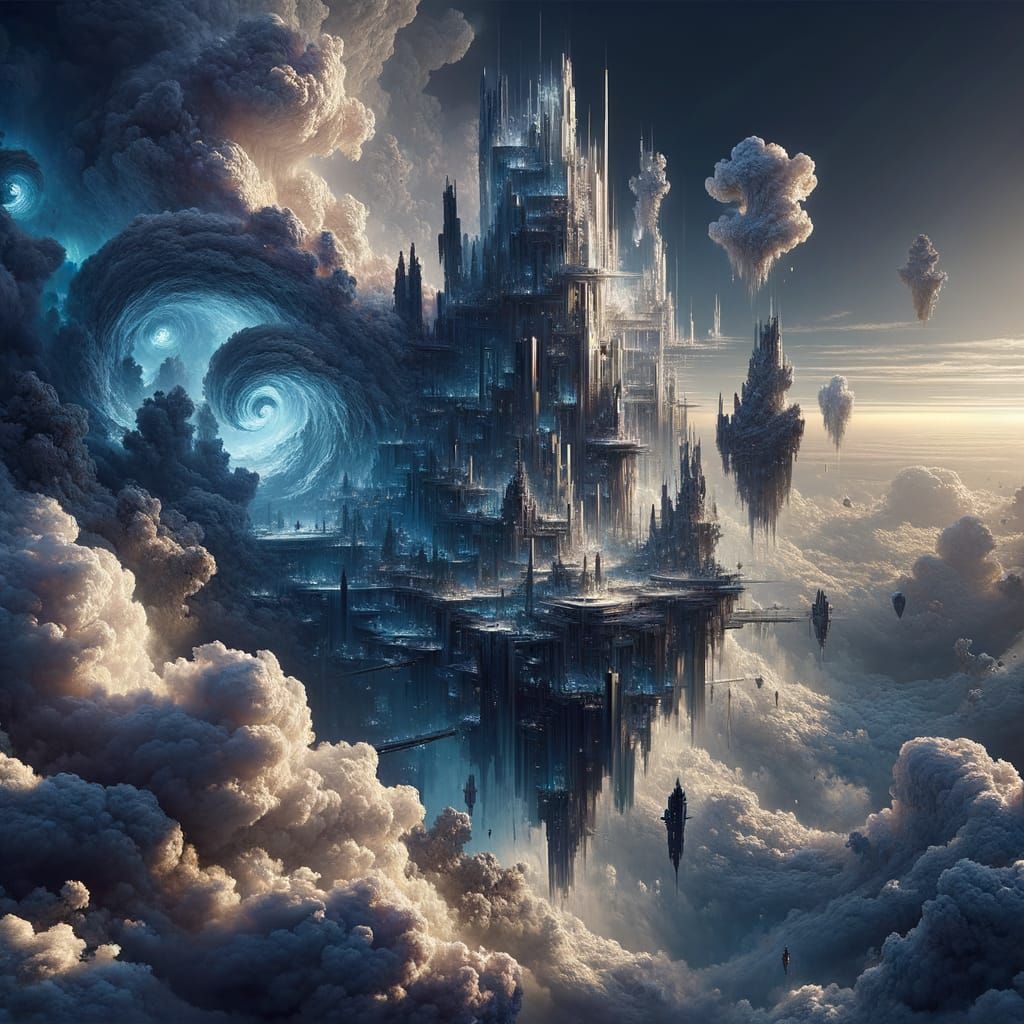 World in the Clouds: Digital Matte Painting