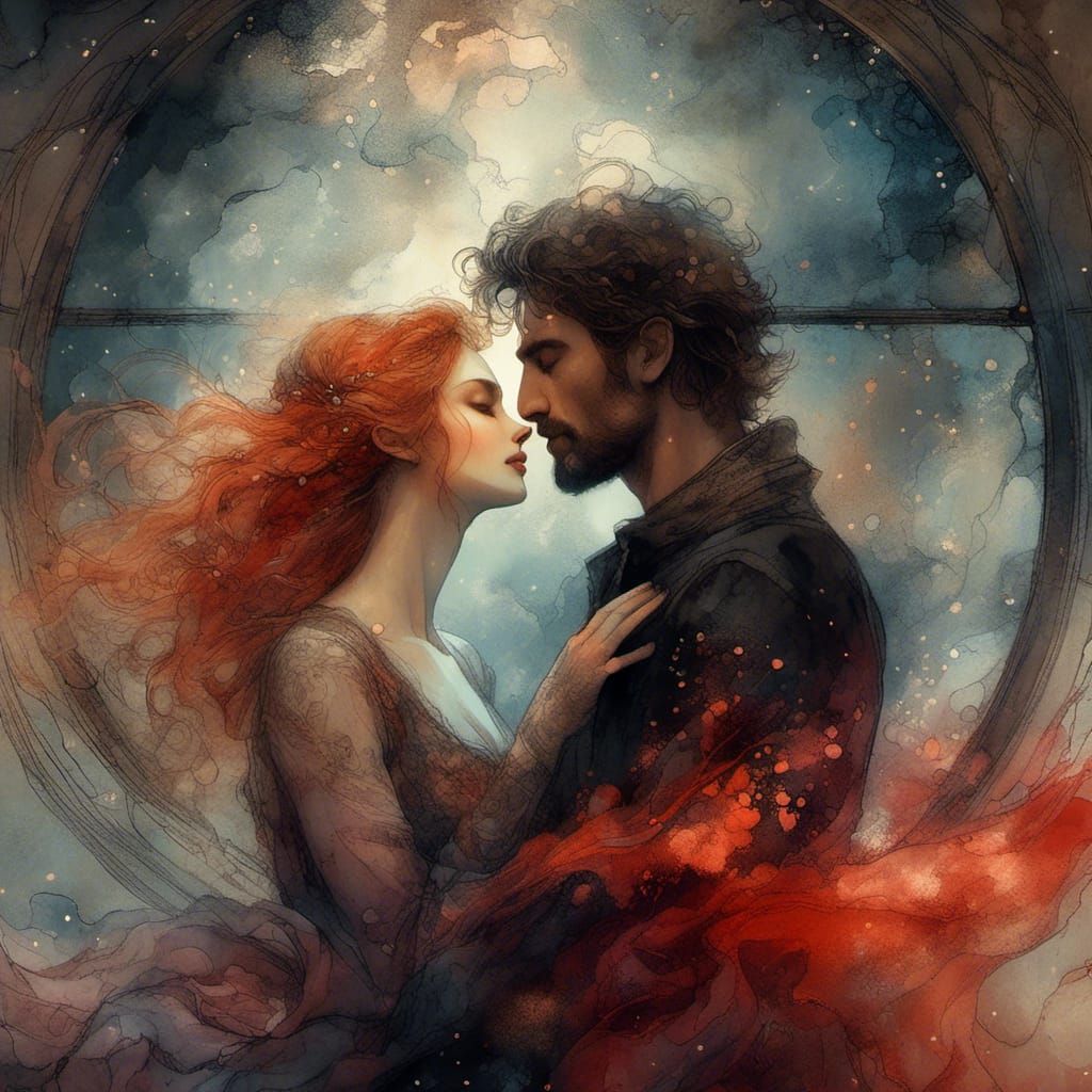 Kiss in the Storm: Graffiti Art Romance