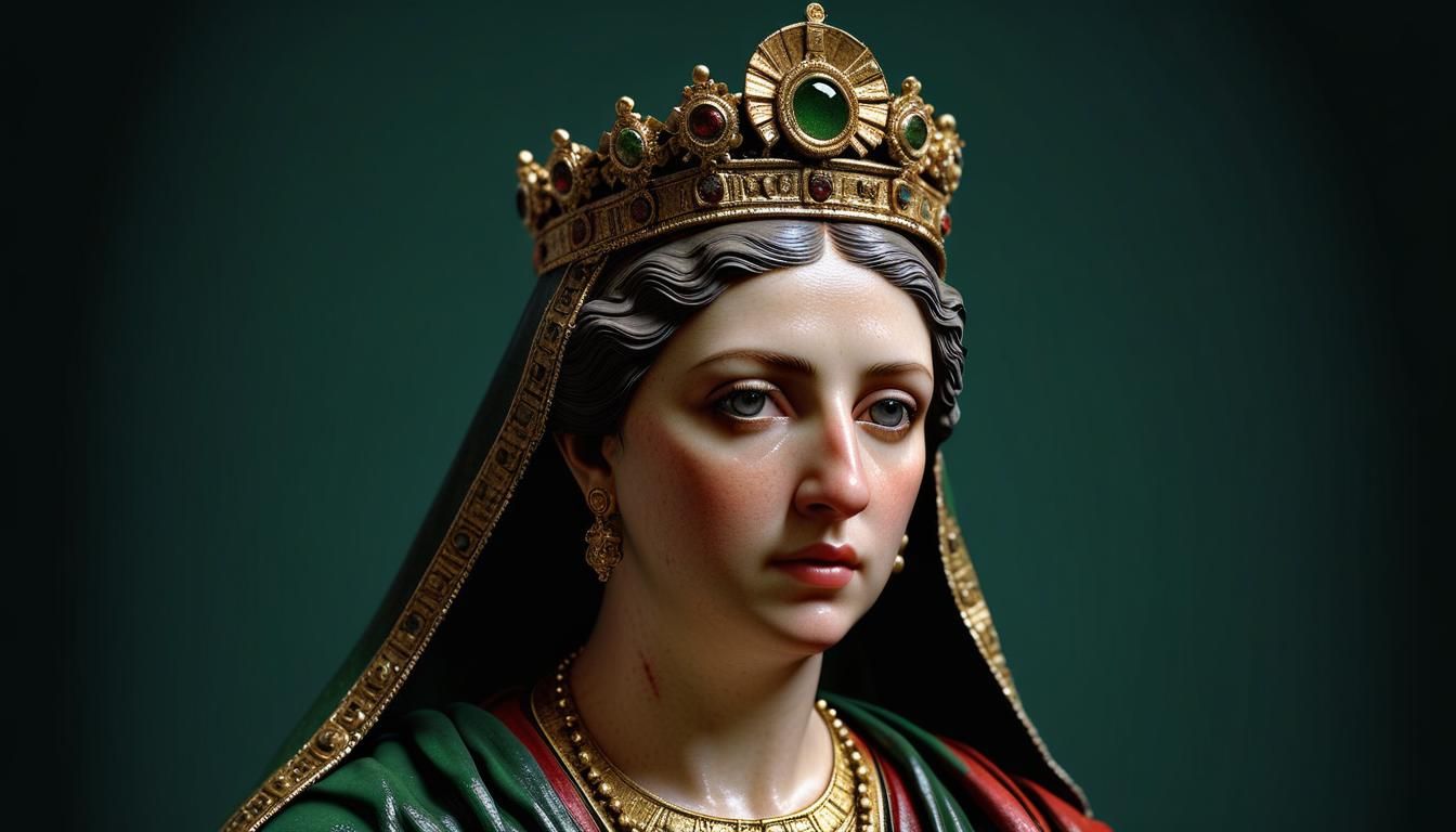 Hyperrealistic Portrait of Saint Agatha of Catania