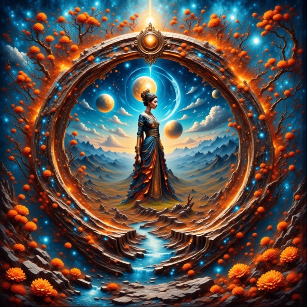 Vibrant Cyberpunk Cityscape at Sunset