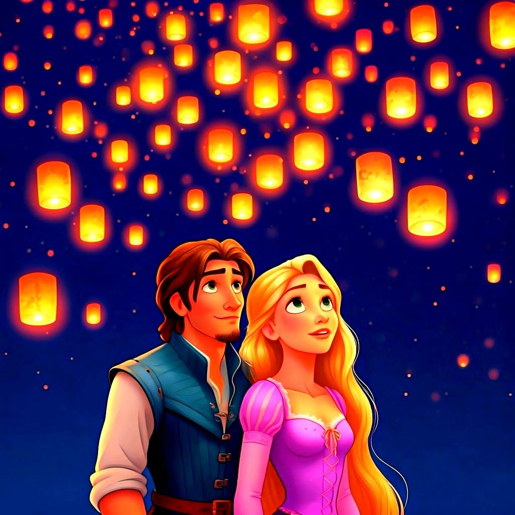 Rapunzel X Flynn Rider Alt Design