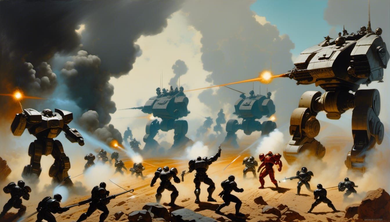 BattleTech War Scene