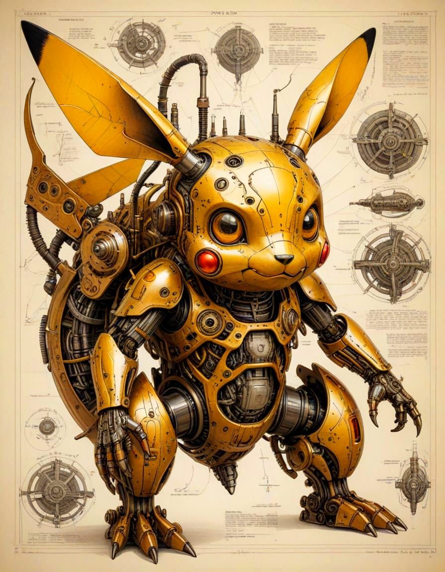 Da Vinci's Pikachu