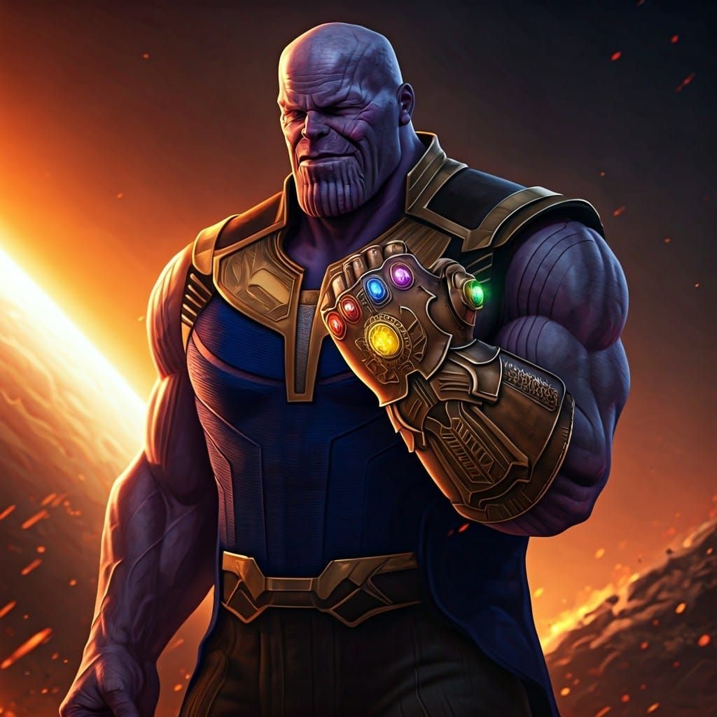 Thanos and the Infinity Gauntlet