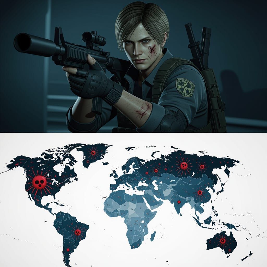 Survival Horror Game Template With Resident Evil 4 Elements