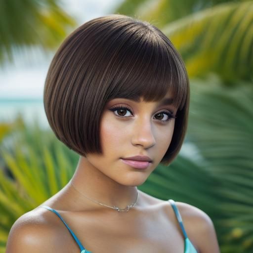 Ariana Grande in the Bahamas: Professional Portrait