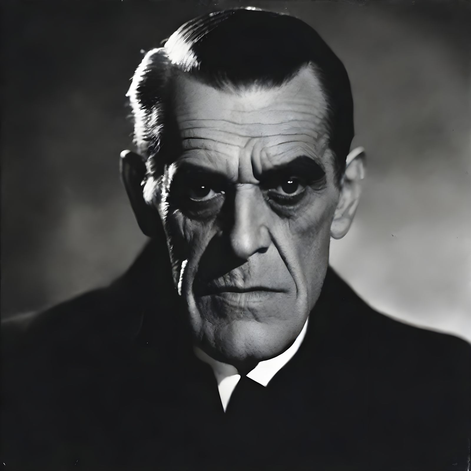 Nosferatu-esque Silent Horror Film Still