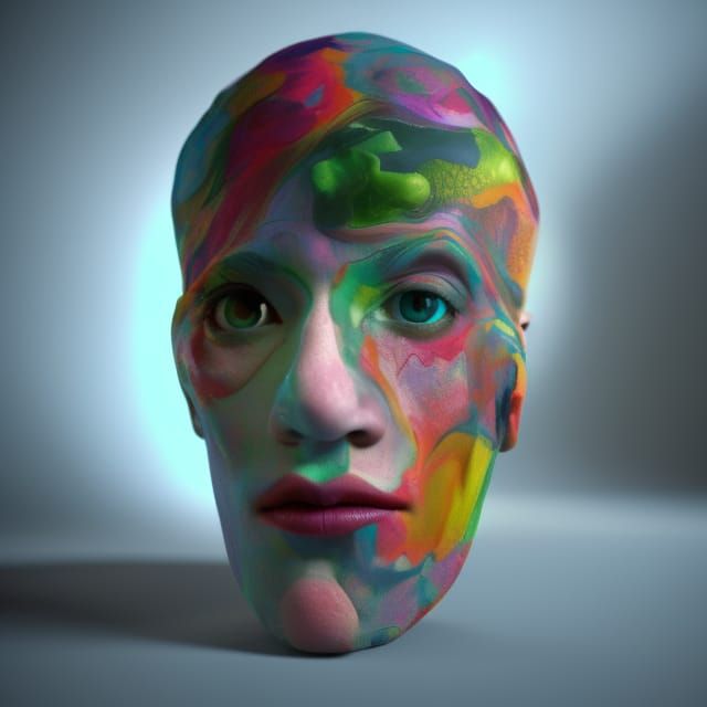 Surreal Abstract Scene in Octane Render