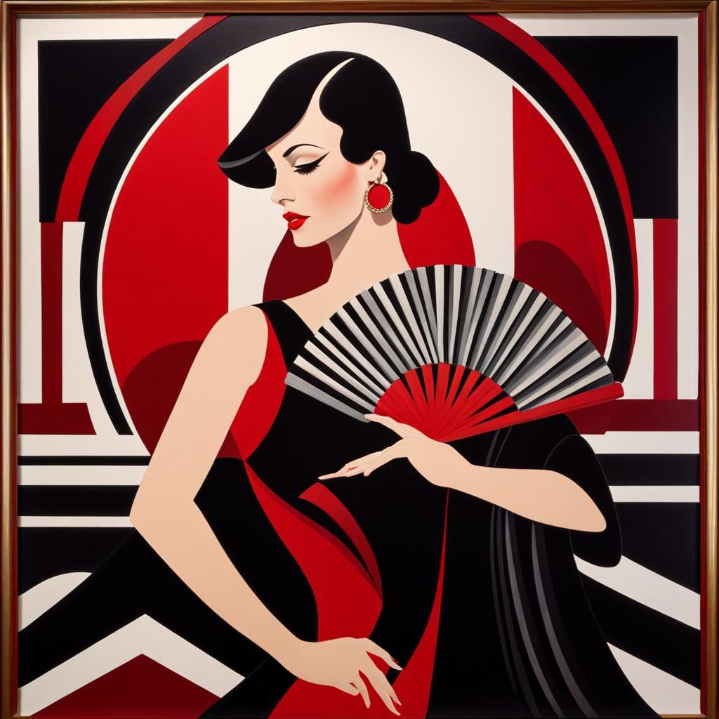 Art deco painting