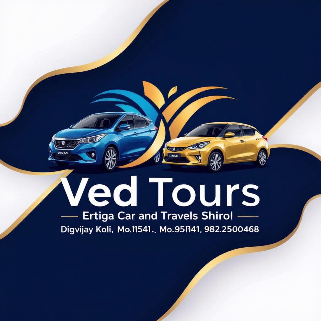 Ved Tours and Travels Logo - Ertiga & Swift Car Rentals