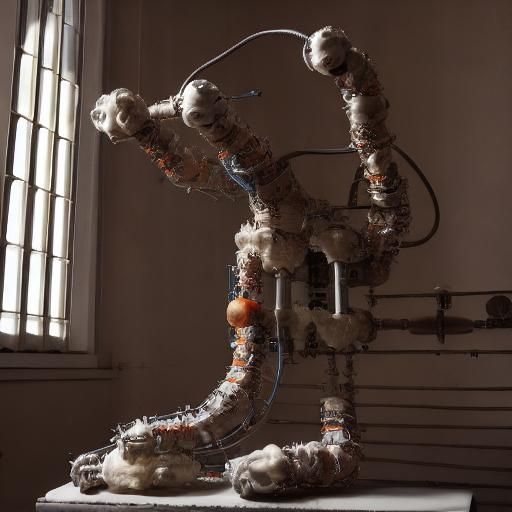 Steampunk Porcelain Computer Scientist from the 12th Century