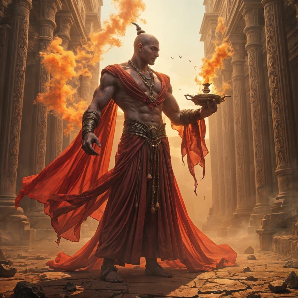 Epic Genie Escapes: A Digital Matte Painting