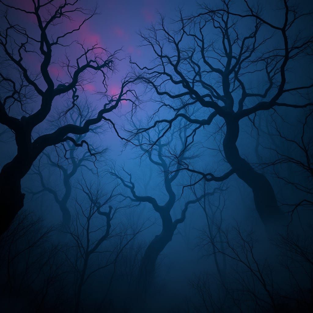 Mysterious Twilight Realm in Dark Fantasy Style