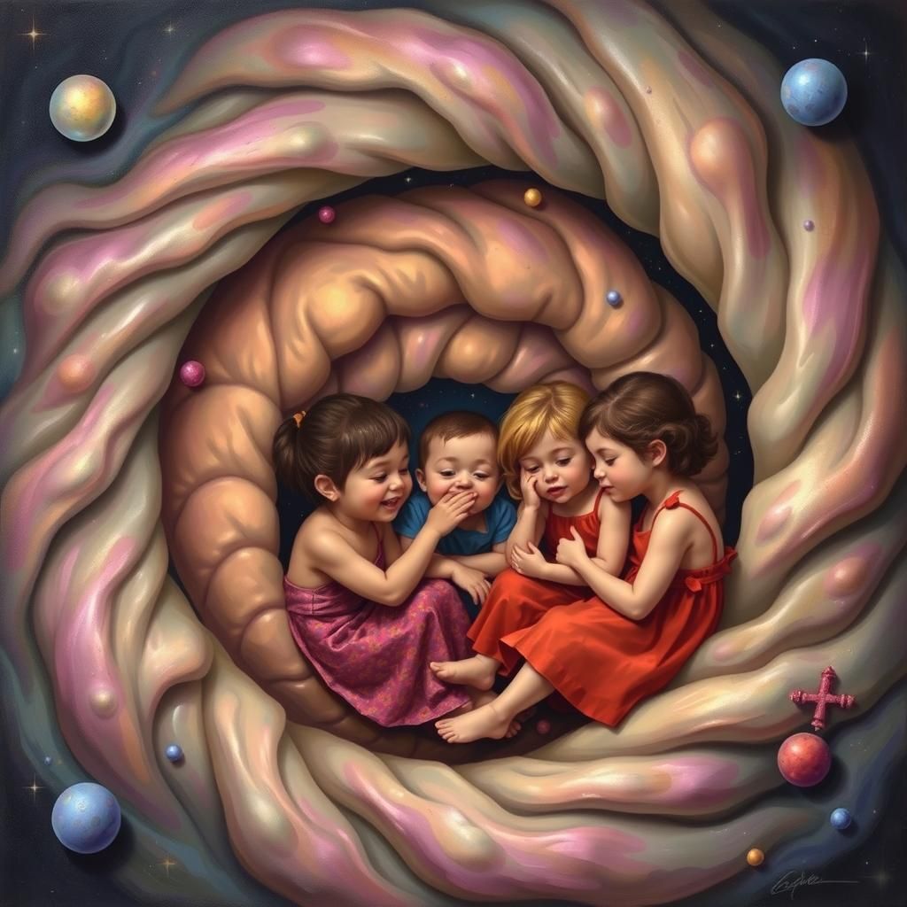 Cosmic Centrifuge of Contorted Cuteness