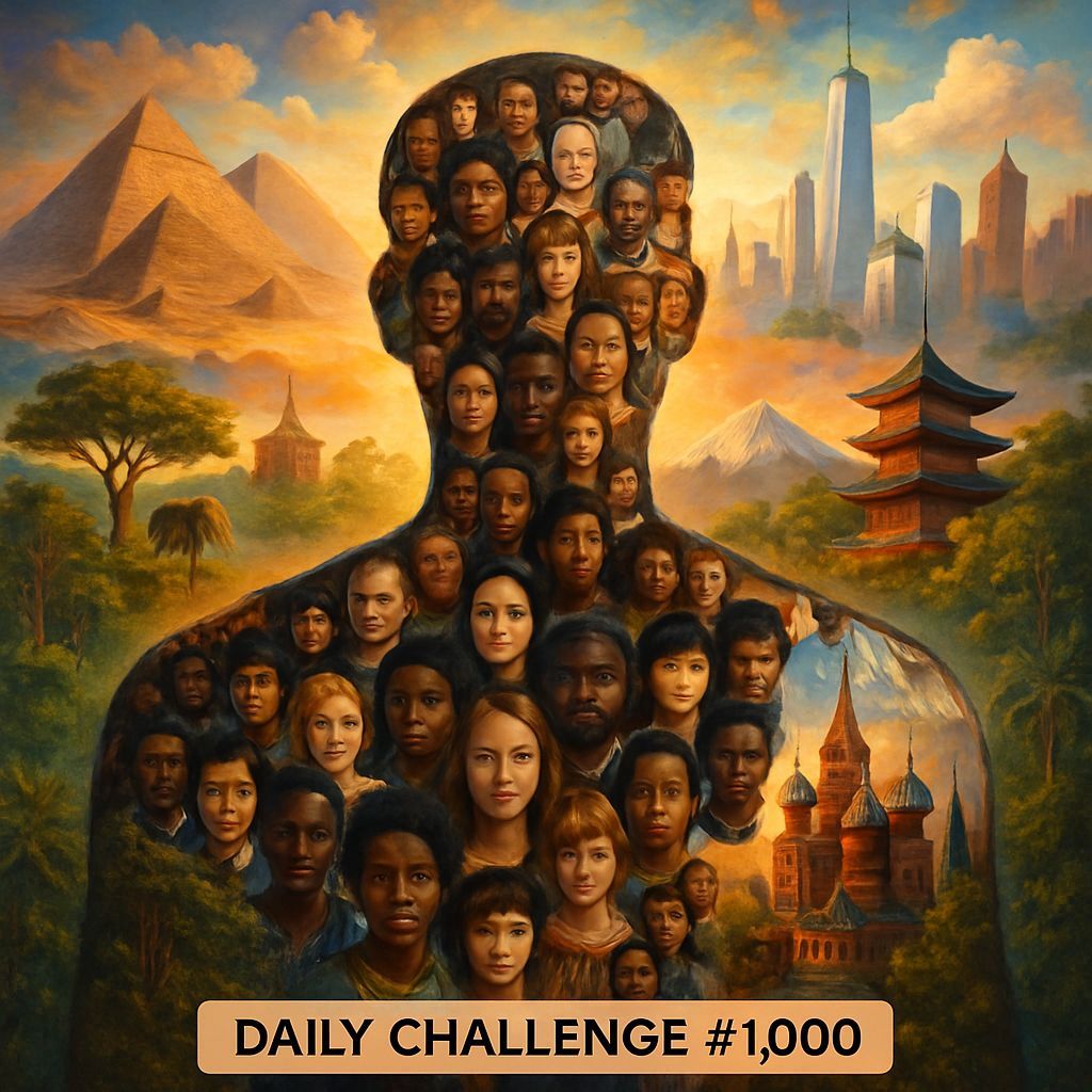 Global Unity: A Mosaic of Faces and Places