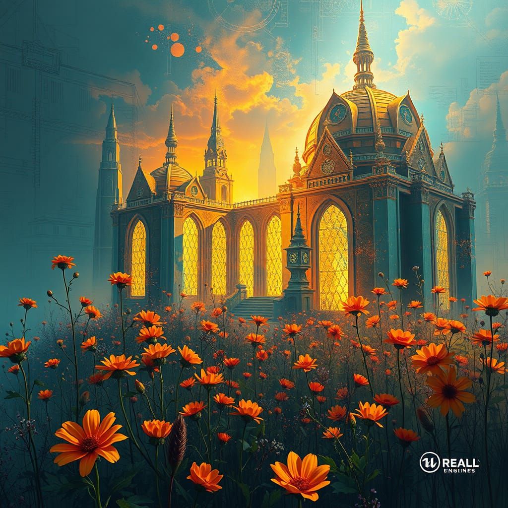 Surrealistic Masterpiece in Oil Painting Style