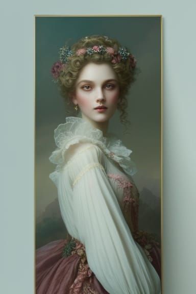 Princess Briar Rose in Rococo Style