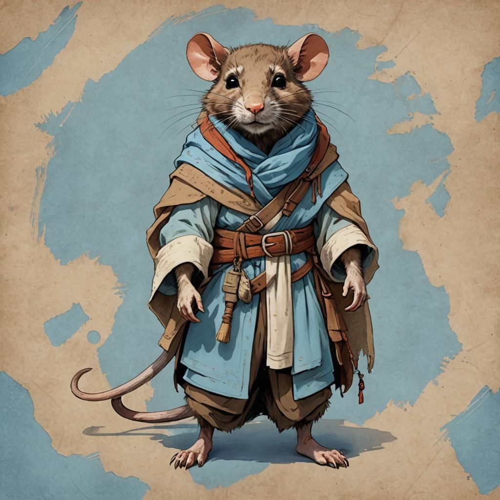 Redwall Style Rat Nomad Sketch