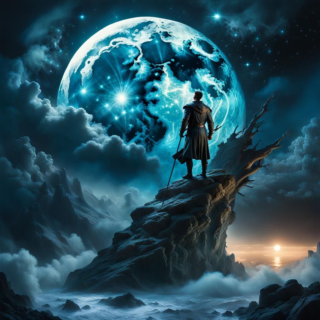 And then the moon, like to a silver bow shall behold the nig...