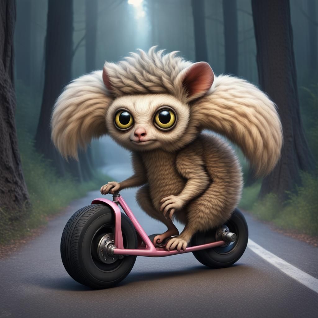 "Check out my wheels!"