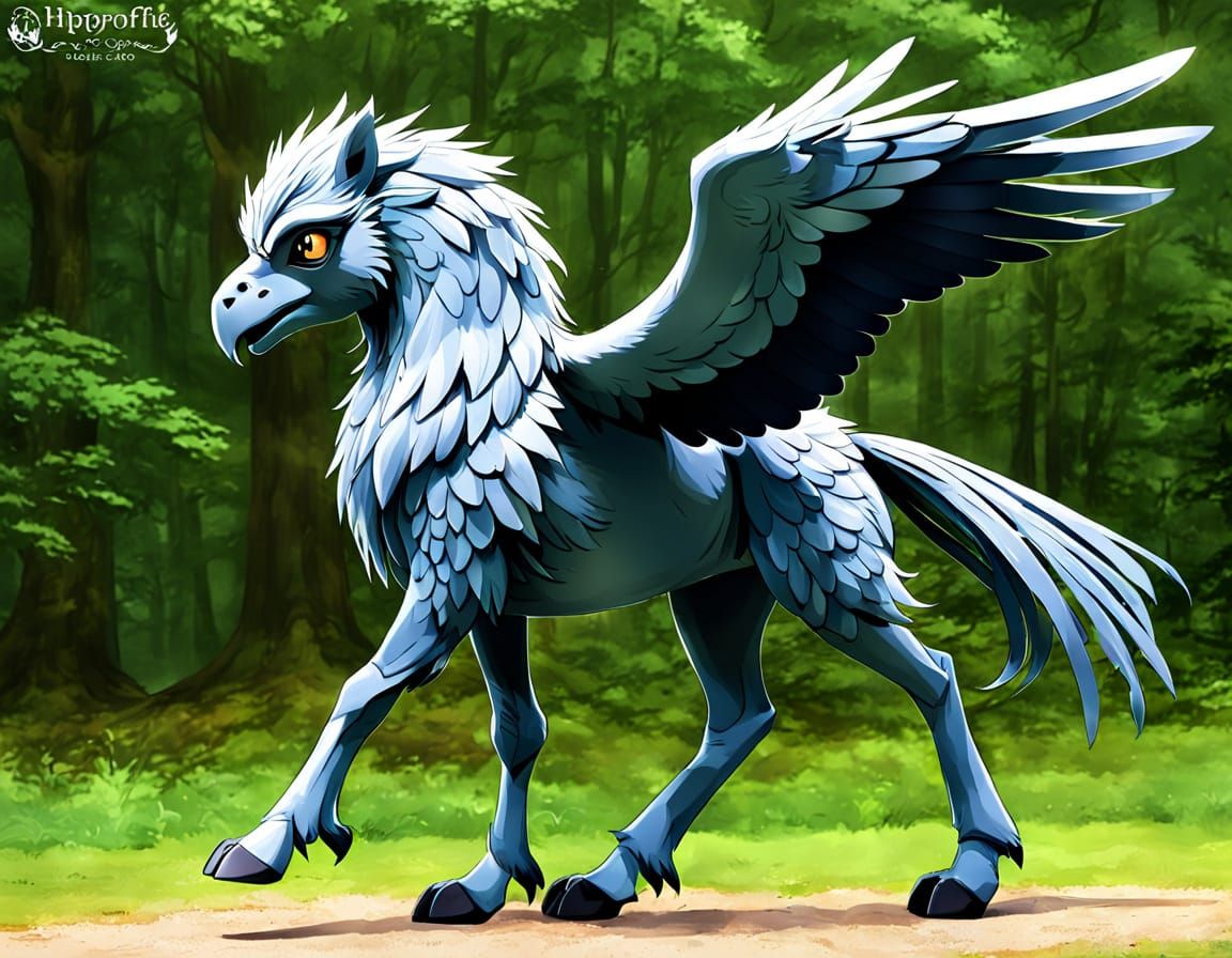 Majestic Mythical Winged Creature Takes Flight
