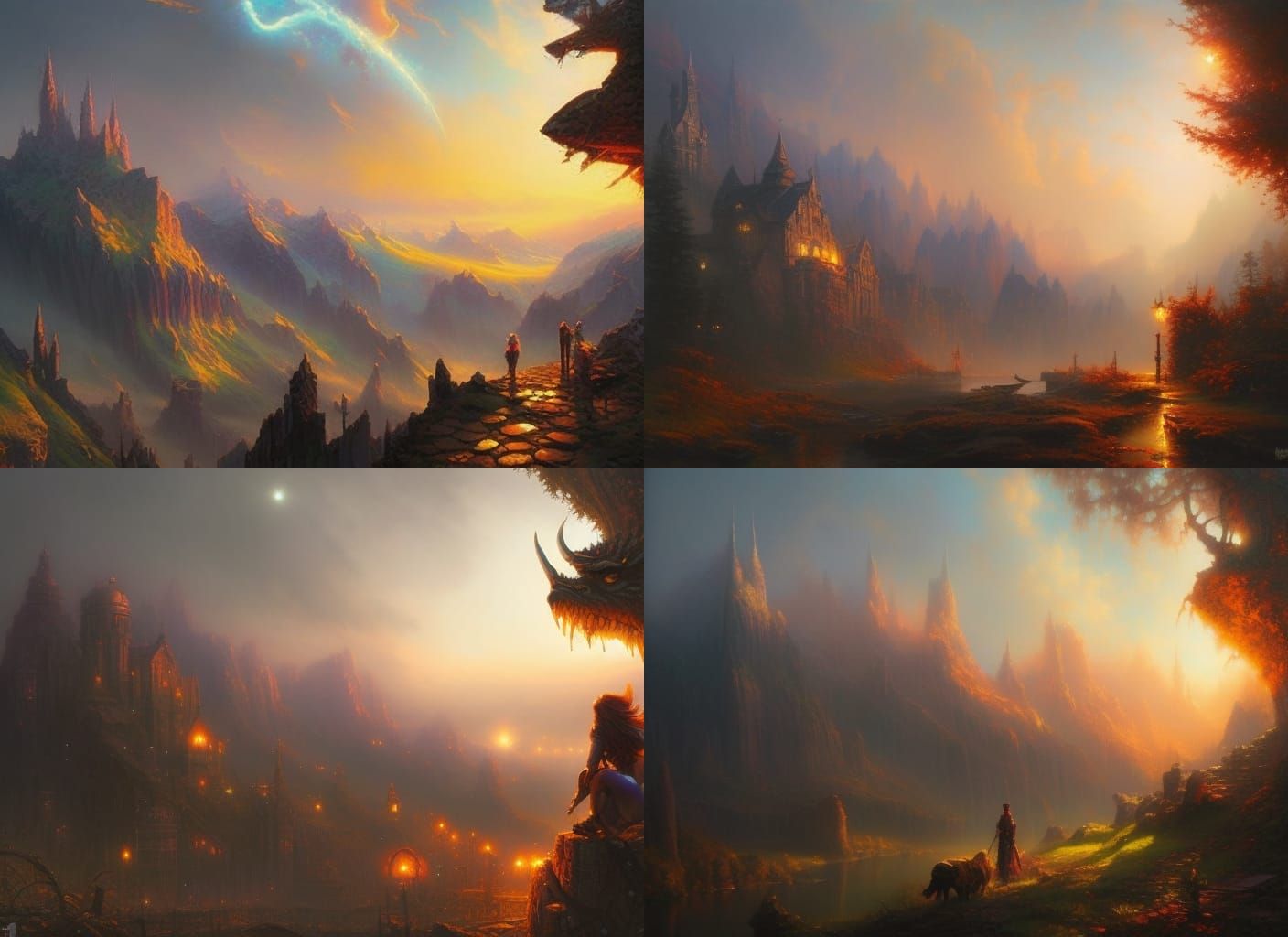 Vivid Demon Girl Caricature in Hyperreal Style