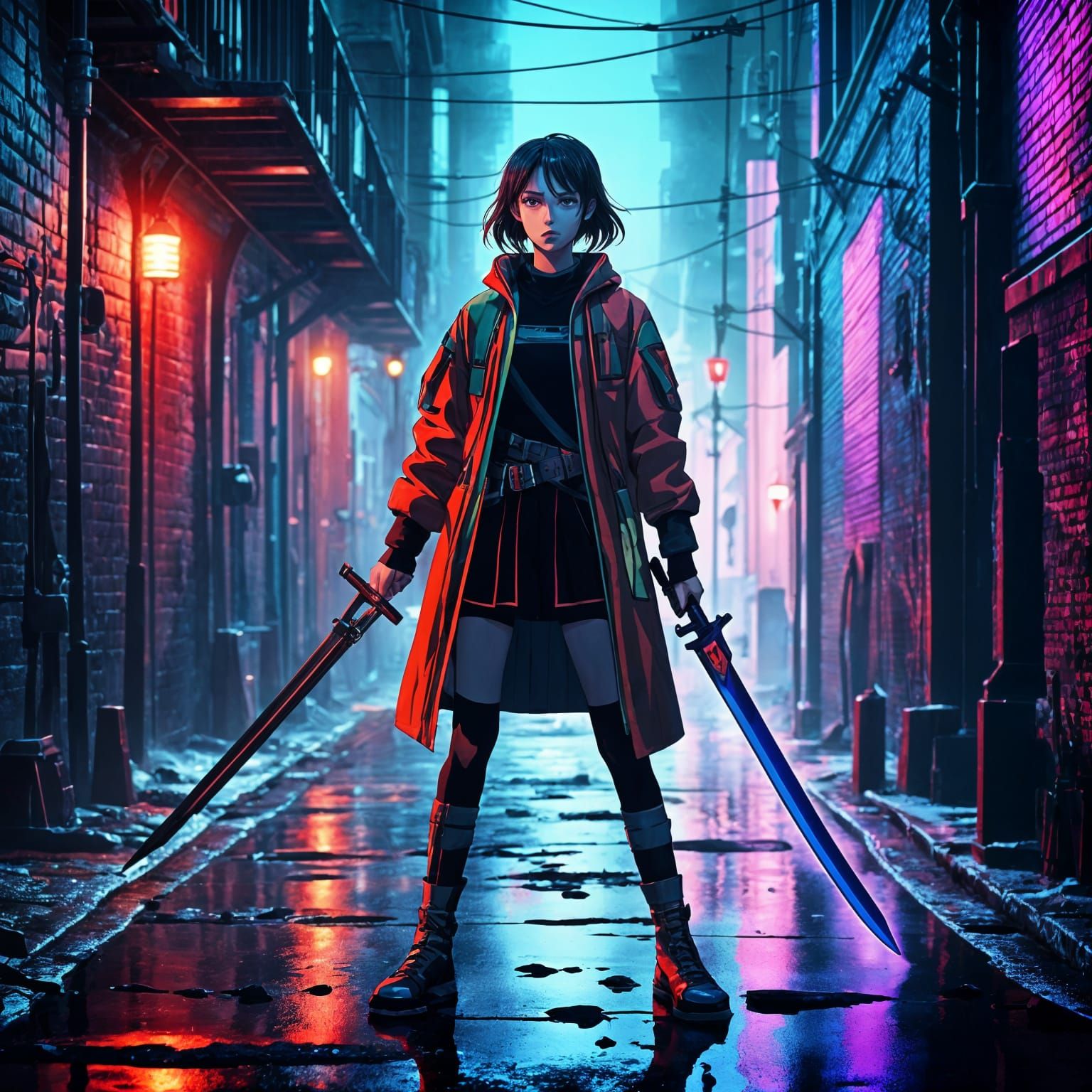 Anime Manga Scan Art by Studio Trigger