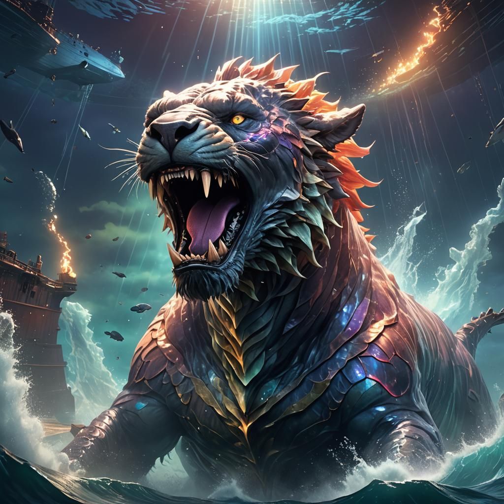 Titanic Beast Rising: 3D Anime Art