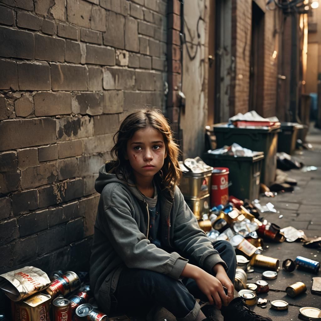 Cinematic Alleyway Portrait with Moody Lighting