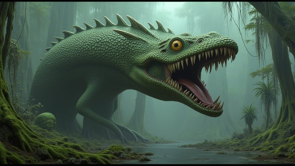 Colossal Amphibious Swamp Monster