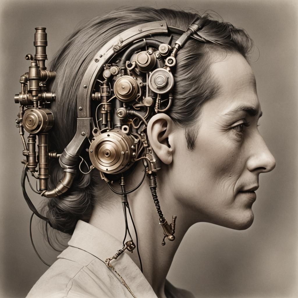 Steampunk Steam-Powered Hearing Aid