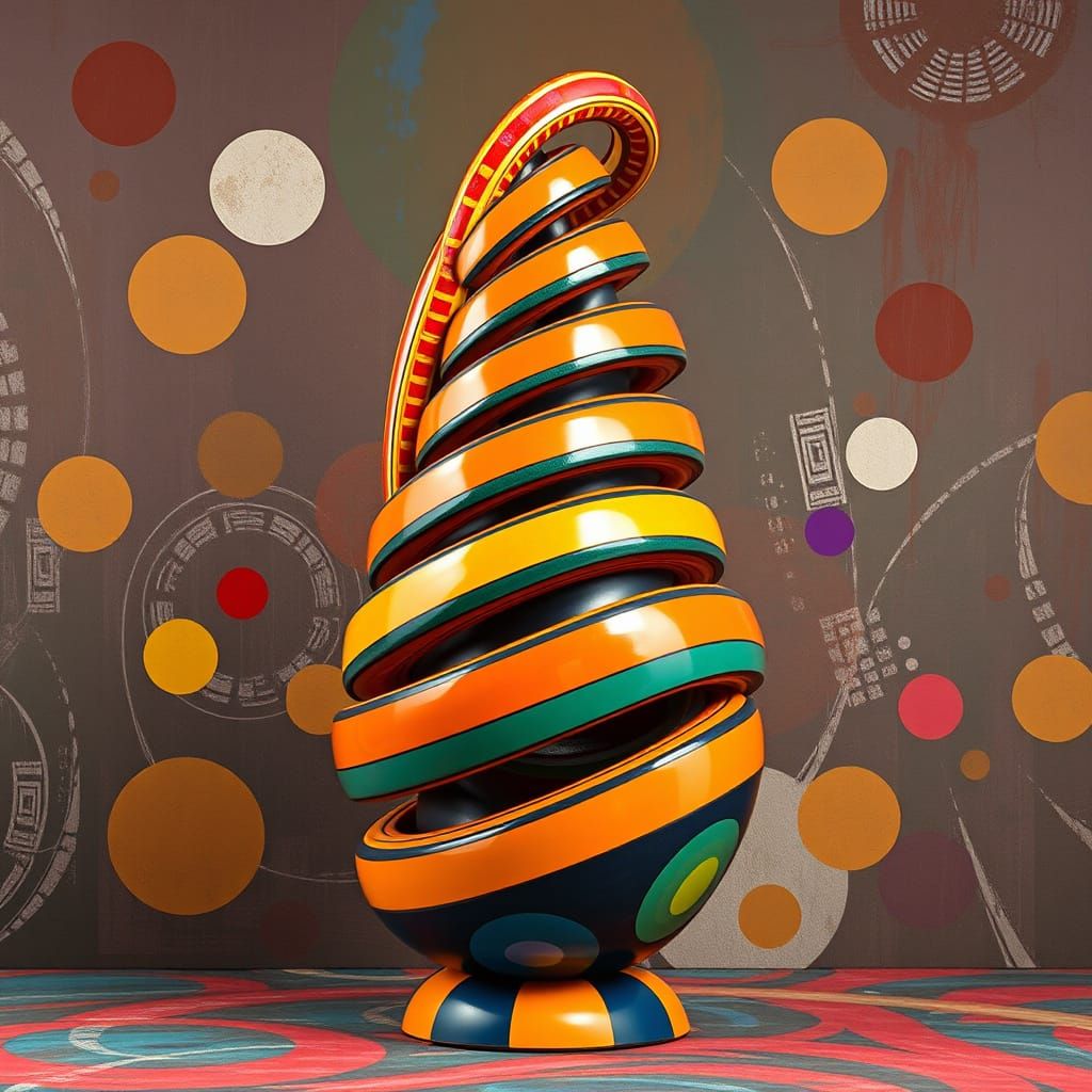 Abstract Easter Egg