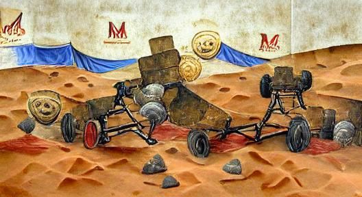 Mars Rover as Medieval Art