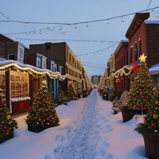 Bethlehem PA USA: Christmas City Image