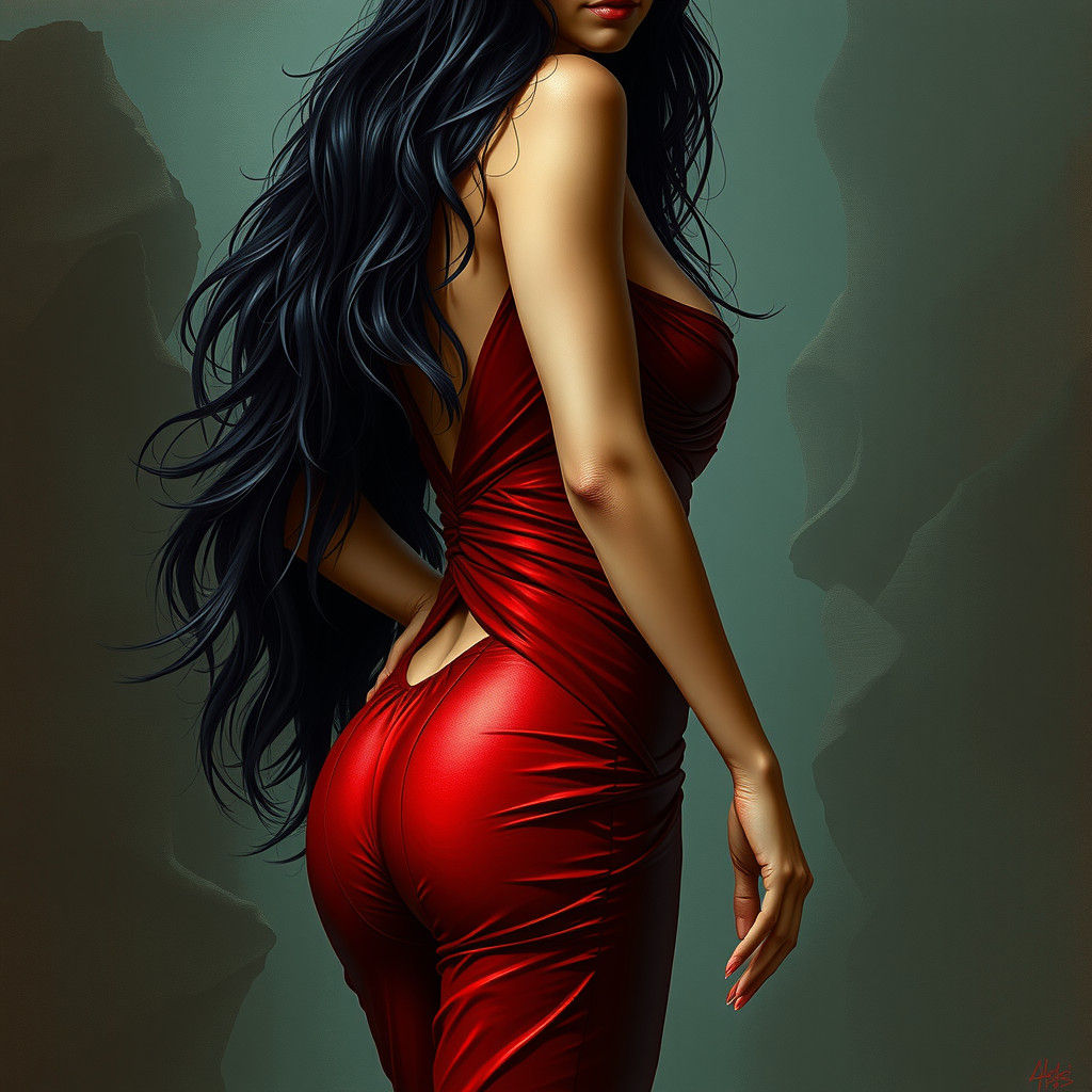 Evil Sorceress with Striking Physique