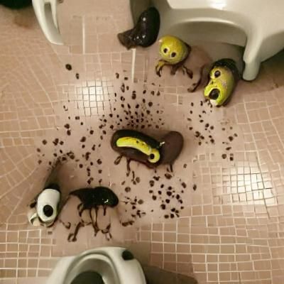 Abstract Psychedelic Scene with Swirling Colors