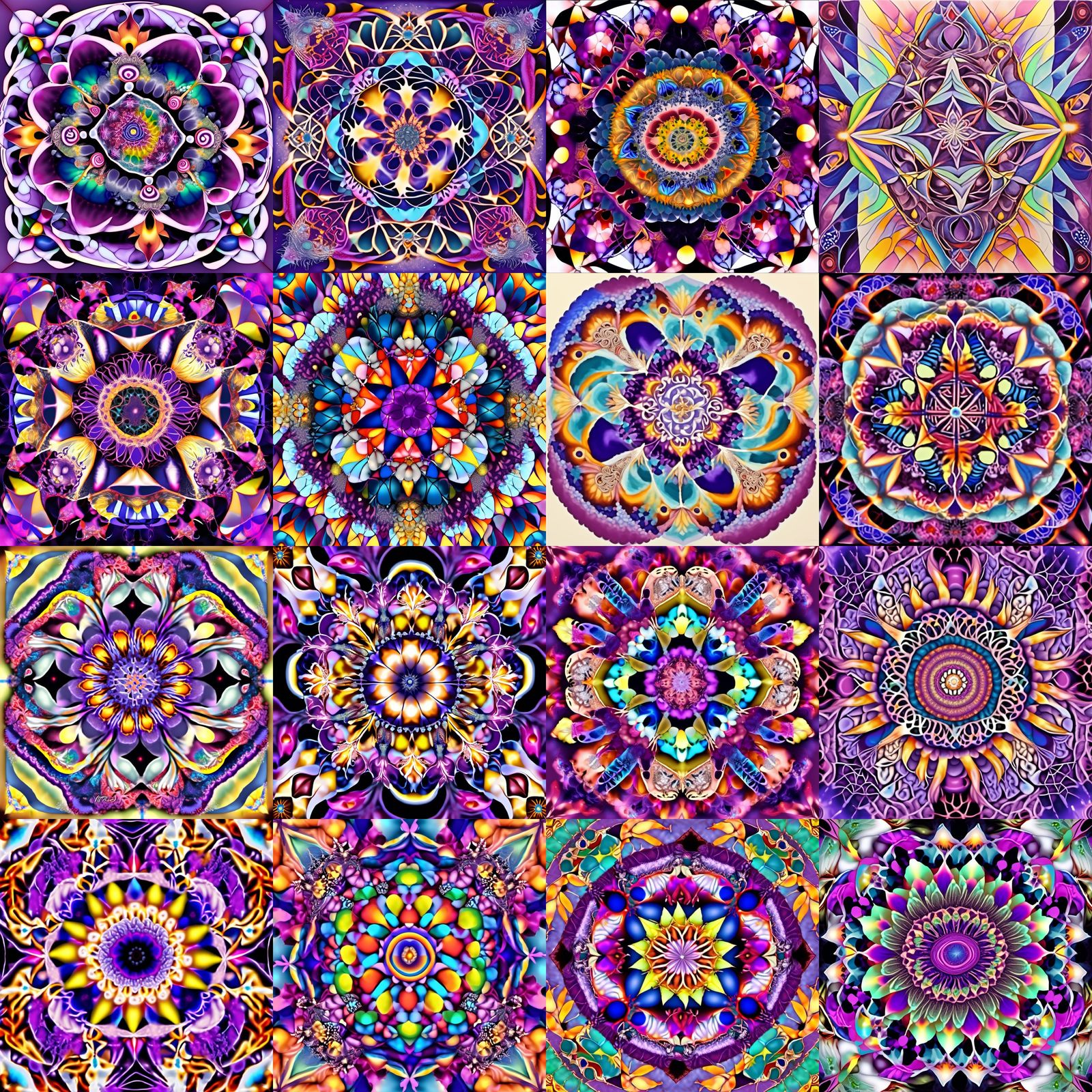 Kaleidoscopic Universe with Fractal Wave Function