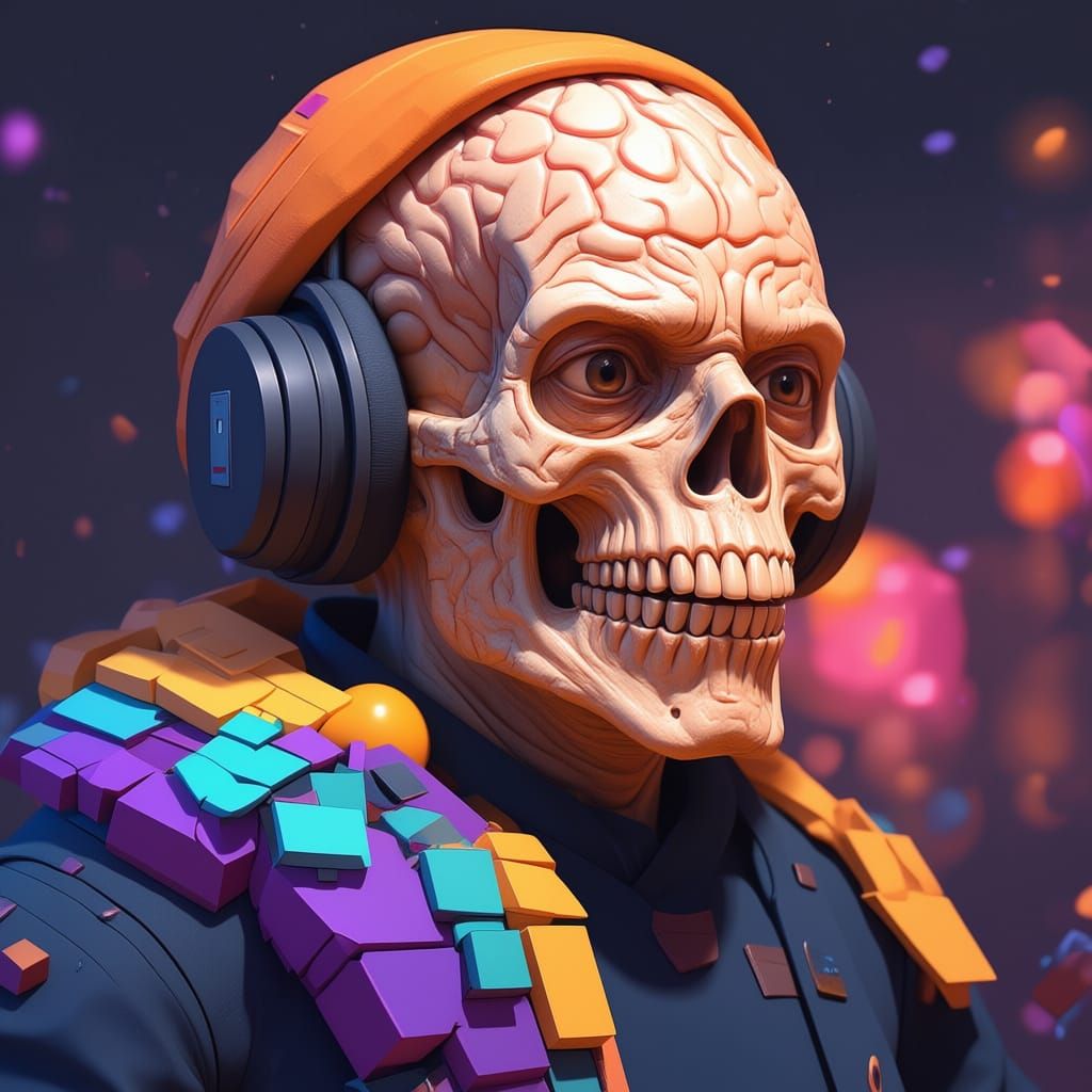 Person Transformed into Roblox Character