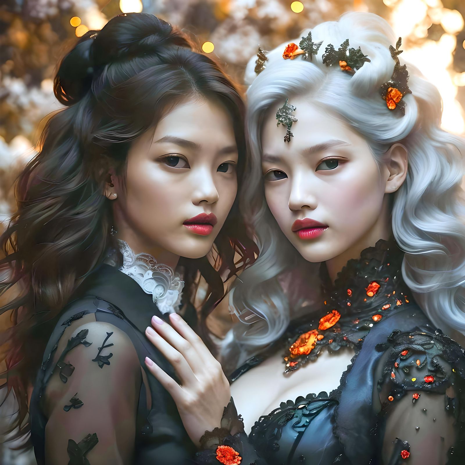 Sasha Suzy and Bae Luss