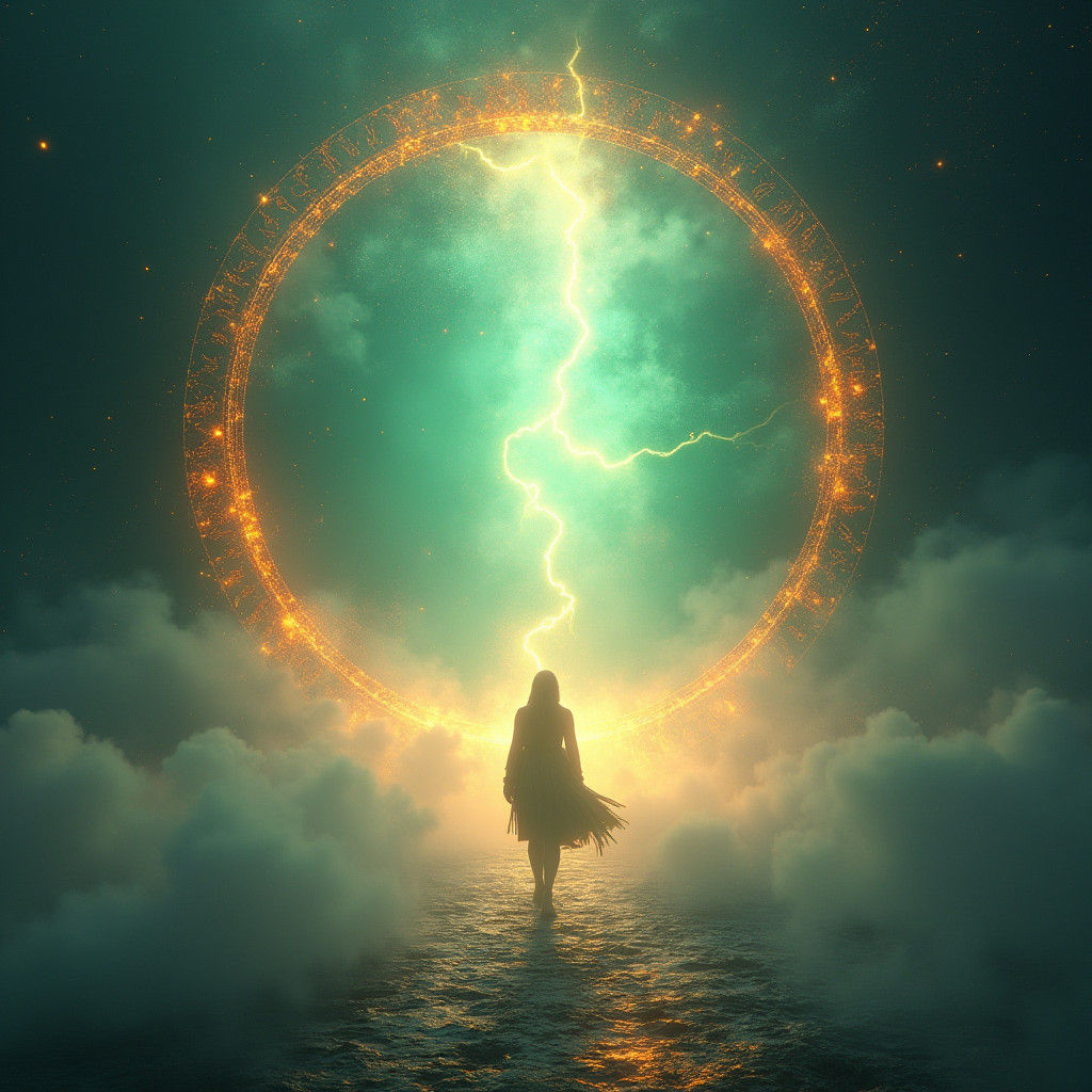 Mystical Portal to Another World in Digital Art