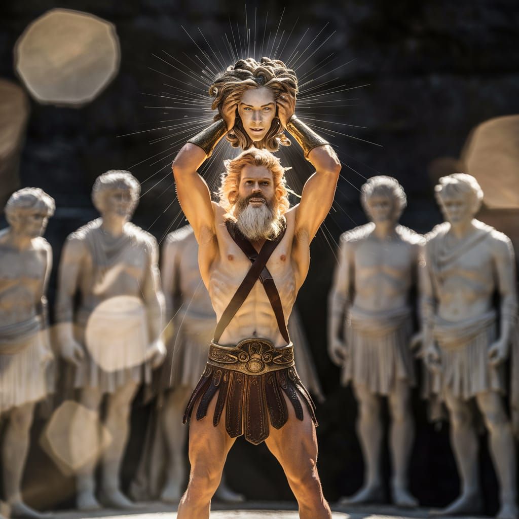 Perseus Triumphant with Medusa's Head